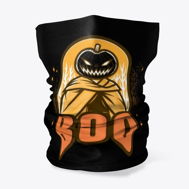 Halloween Face Mask (Pumpkin Man #3a)