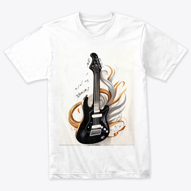 Guitar T-shirt Design 