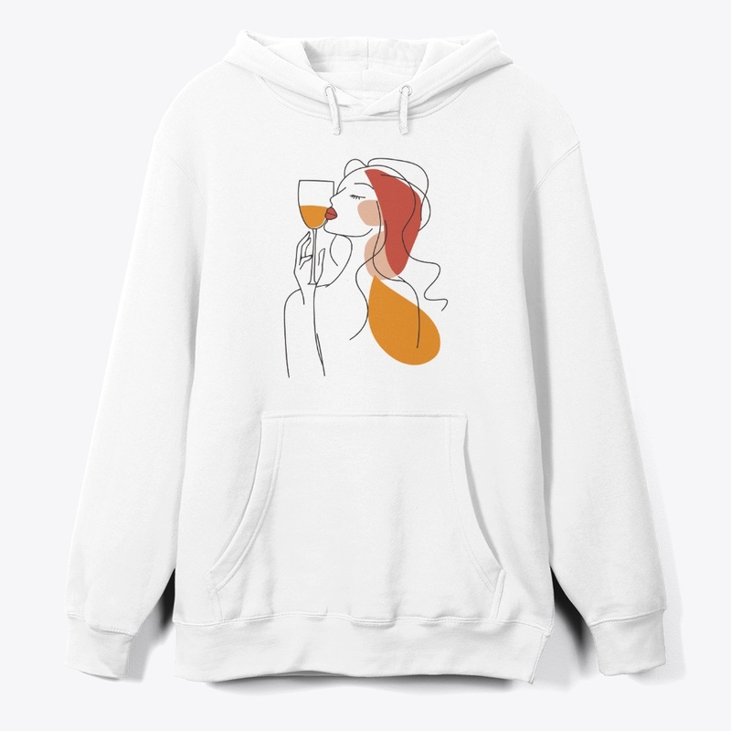 Abstract Minimalist Art for Wine Lovers