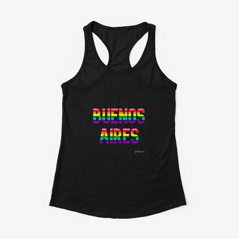 Buenos Aires Pride Rainbow Flag Apparel 