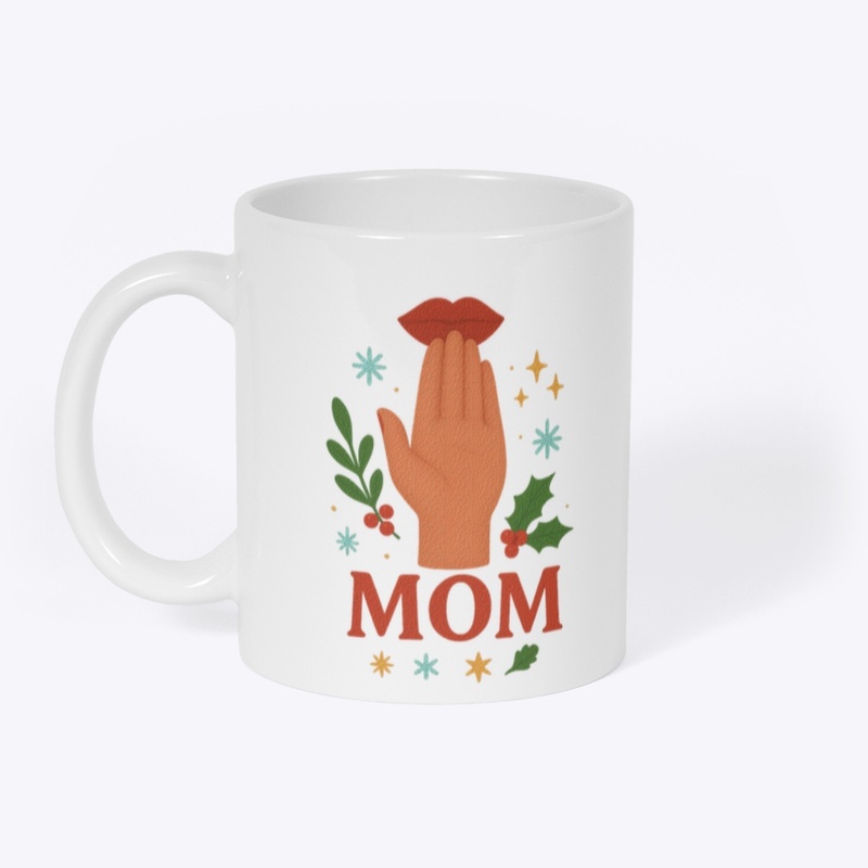 Holiday Thank You Mom Mug – ASL Edition