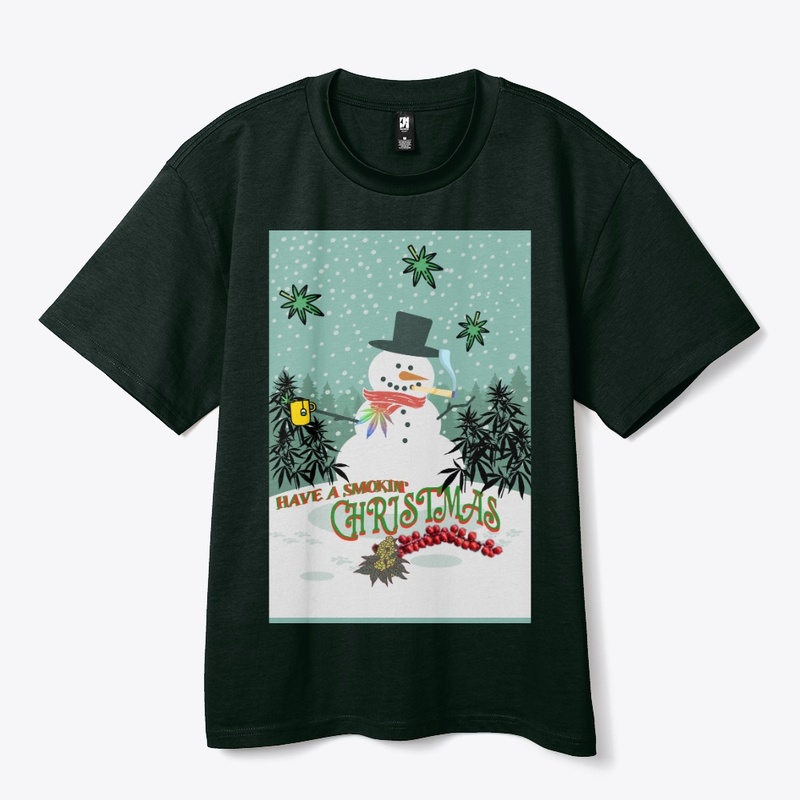 Have a Smokin' Christmas with snowman