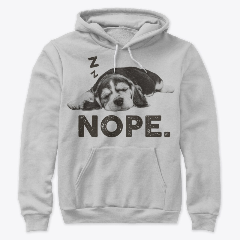 Funny Lazy Nope Beagle Dog Themed Gift