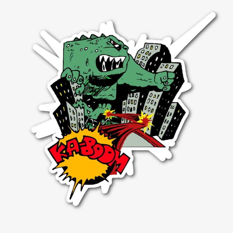 Monster Attacking the city