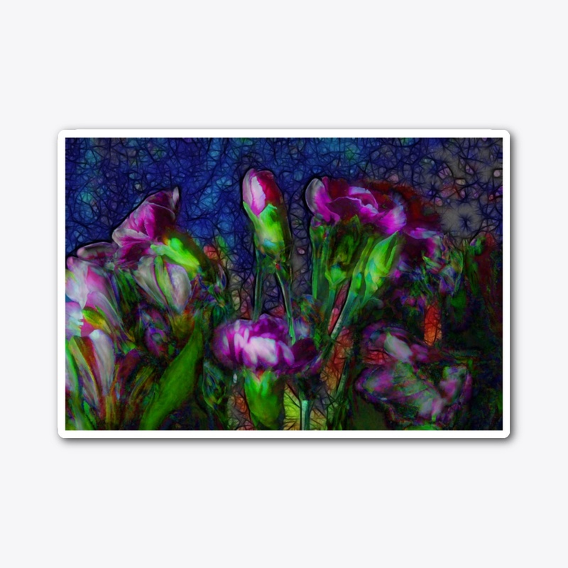 Abstract Pink Carnations