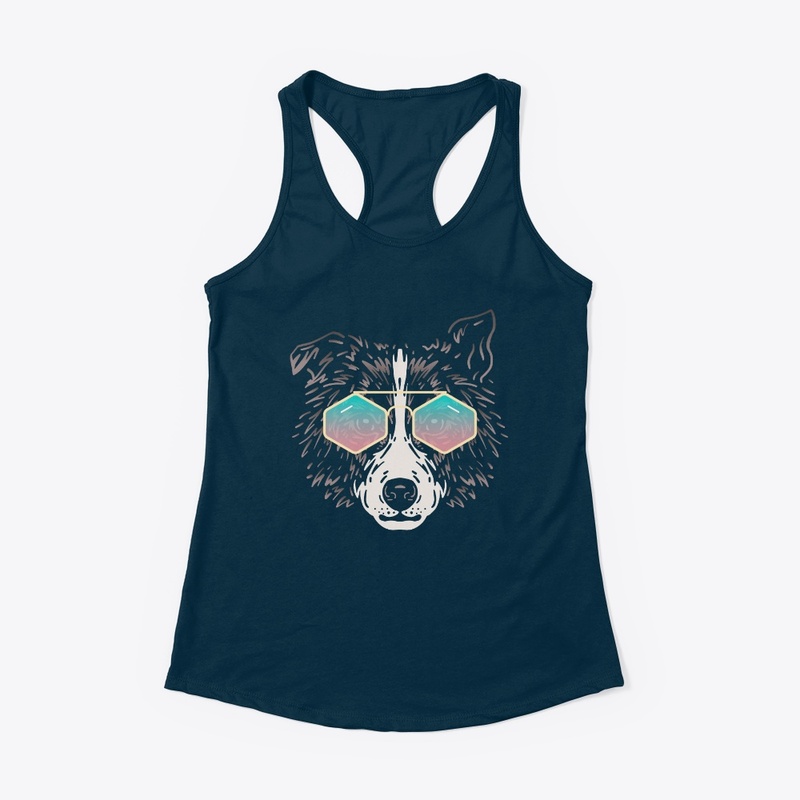 Cute Dog in Sunglasses (Colored+sg10)