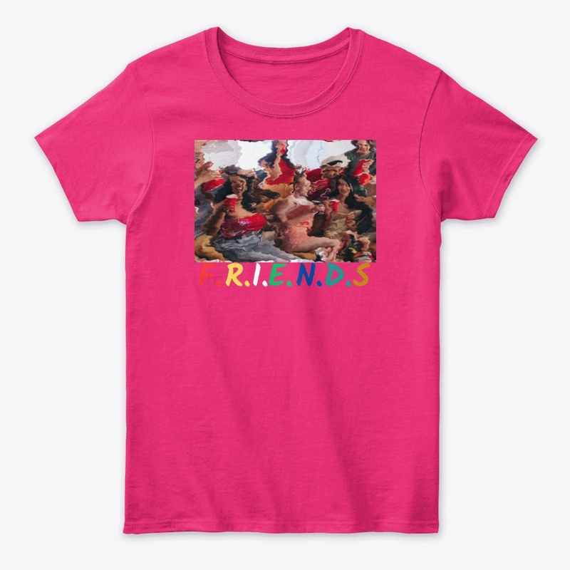 Friends drinking funny