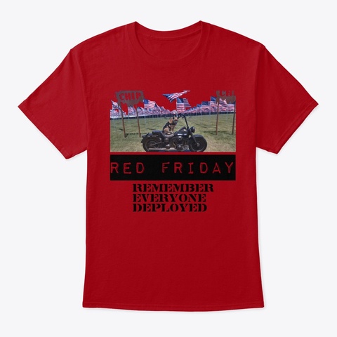 Red Friday Deep Red T-Shirt Front