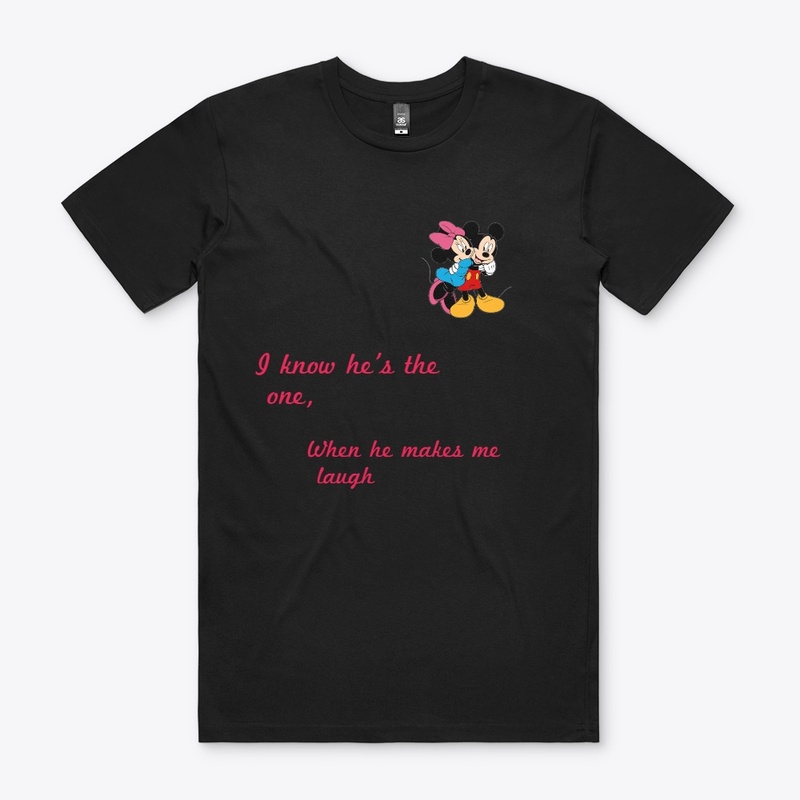 Cartoon- mickey minnie unisex tees