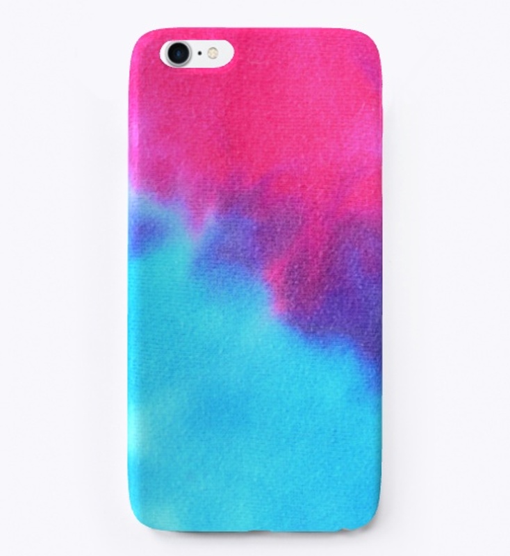 Tie-Dye Blue + Pink