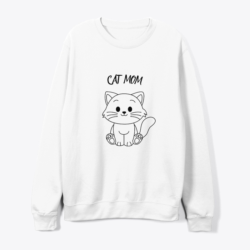 CAT MOM - Cute Kitten Tee - FC2