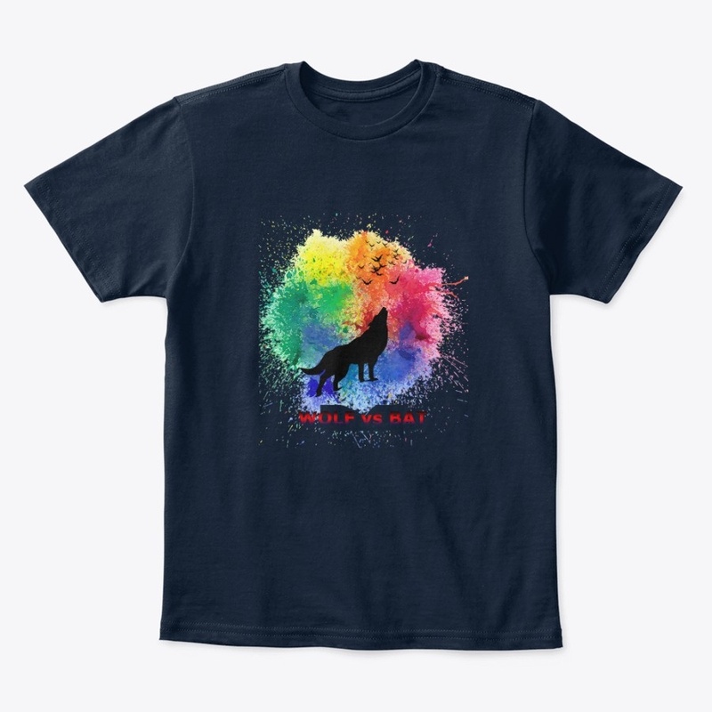 WOLF vs BAT  T  SHIRT