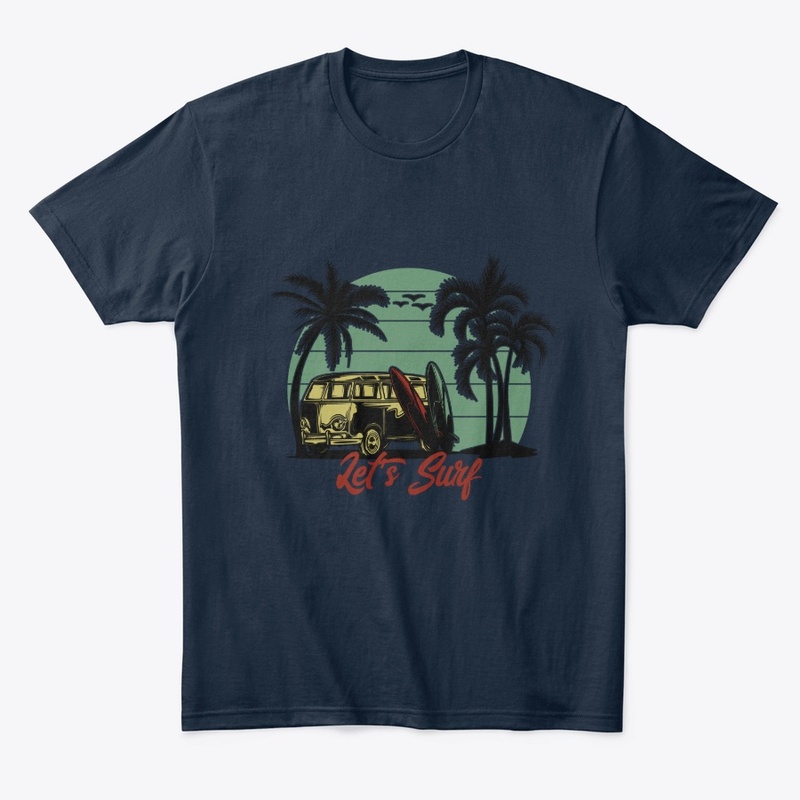 Let's surf unisex T-shirt