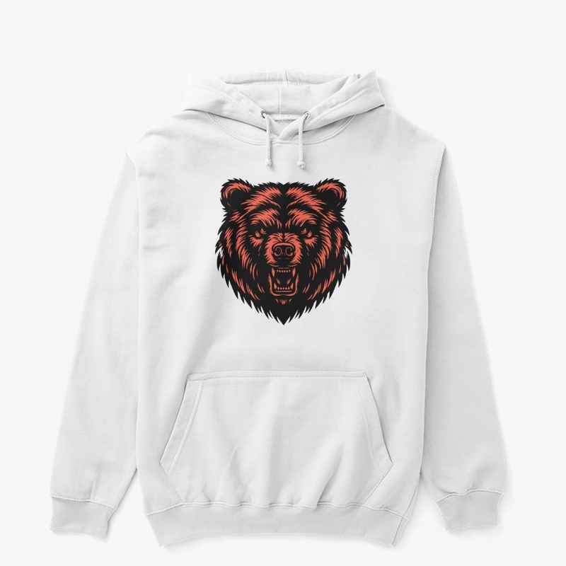 Fierce Bear Head Design