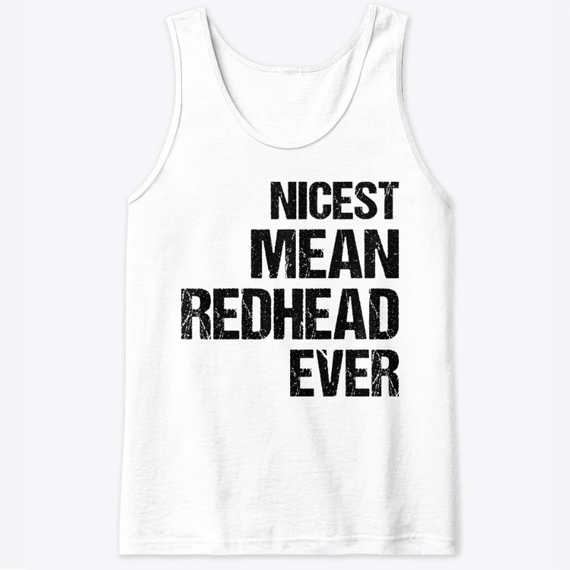Nicest Mean Redhead Ever Funny Mask