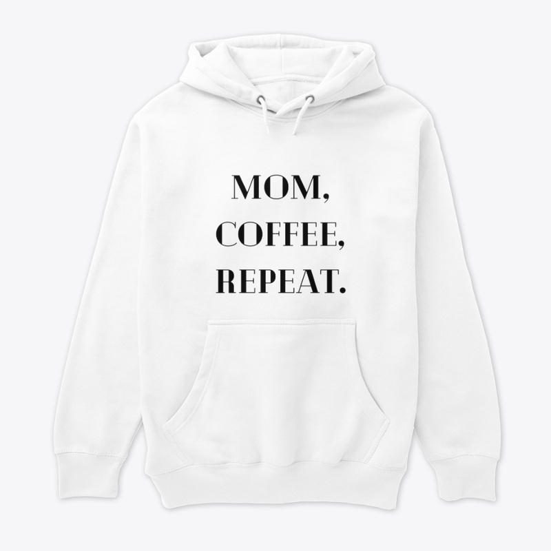 "Mom, Coffee, Repeat" Tee: Available!