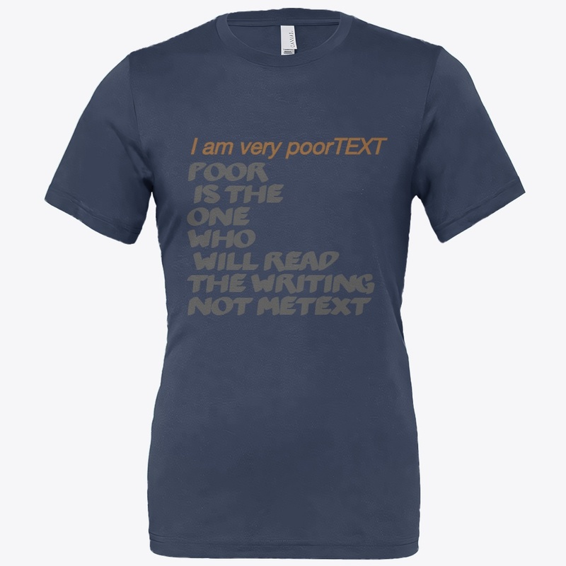 I am very poor