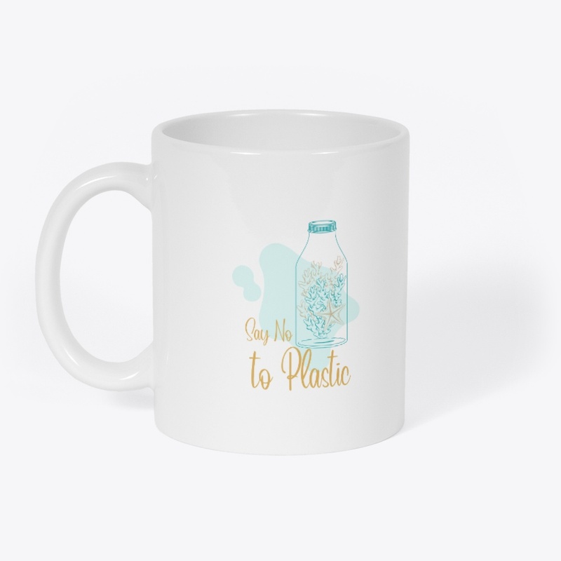 Say no to plastic simple design