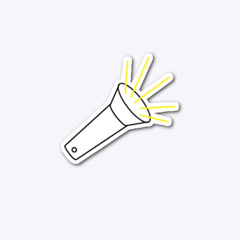 Flashlight Logo Sticker
