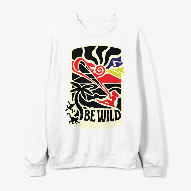 	Leopard with jungle leaves overlay
