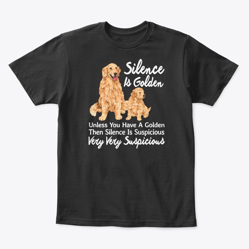 Funny Retriever Gift Silence Is Golden