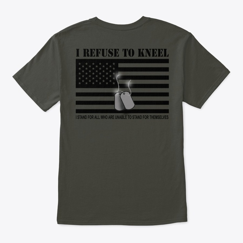 I Refuse To Kneel T Shirt Design