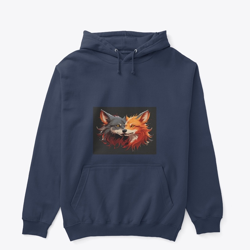 Vibrant Wolf: Embrace Minimalist Magic!