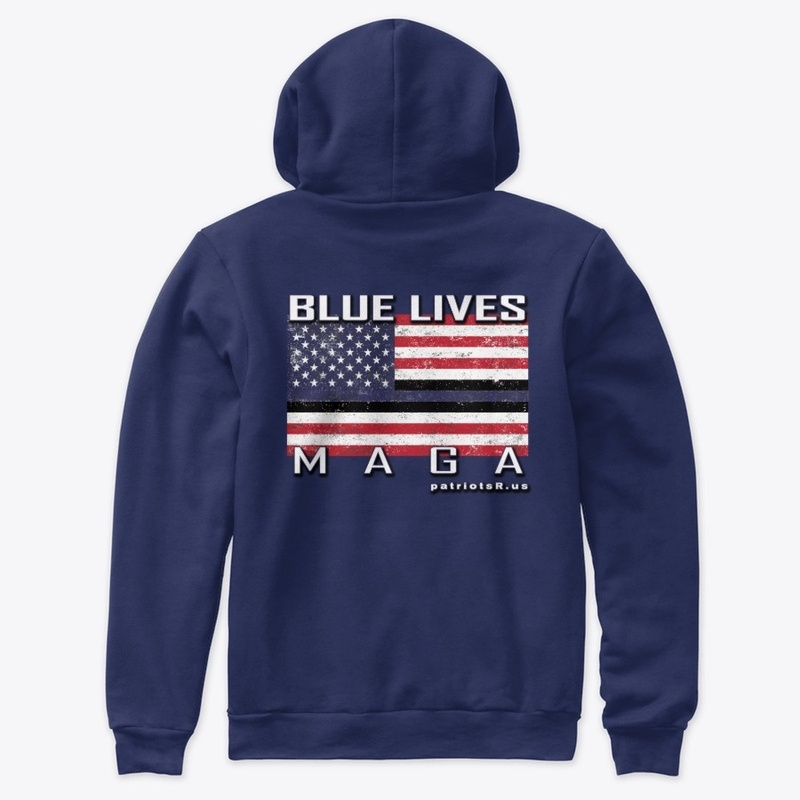 Blue Lives MAGA Cops Support Trump Shirt