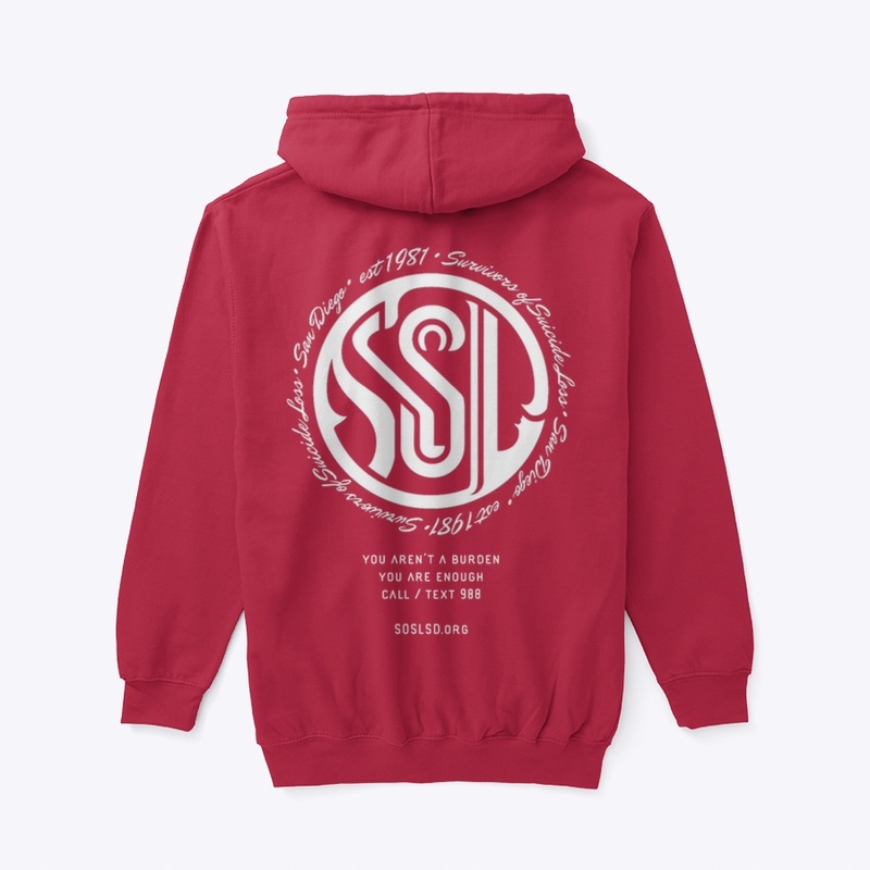 Abstract large back full zip hoodie