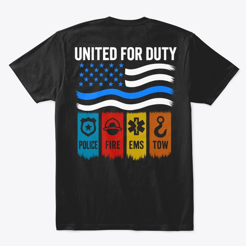 United For Duty Service Support Tee