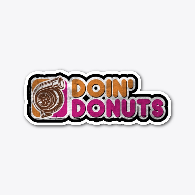 DOIN' DONUTS (white)