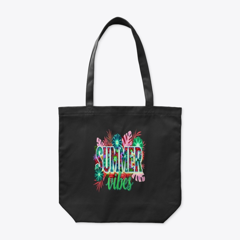 Bold Summer Vibes Floral Tote Bag
