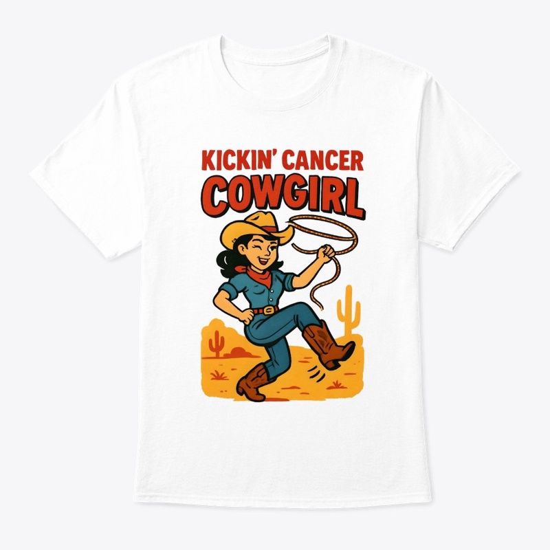 Kickin' Cancer Cowgirl T-Shirt