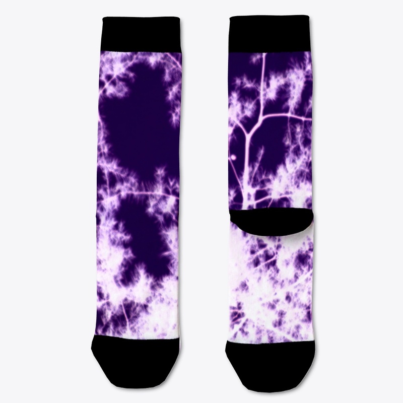 white on purple