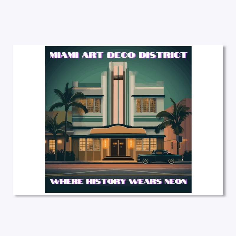 Deco Dreams: Miami's Neon Nights
