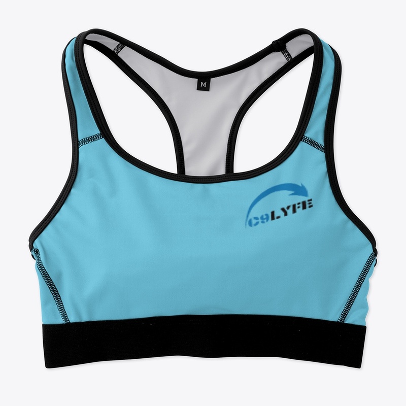 Sports Bra- Black Logo