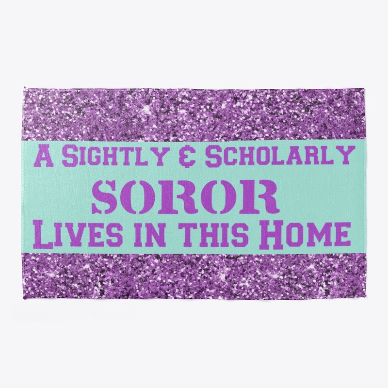 Sorority Inspired Welcome Mat 