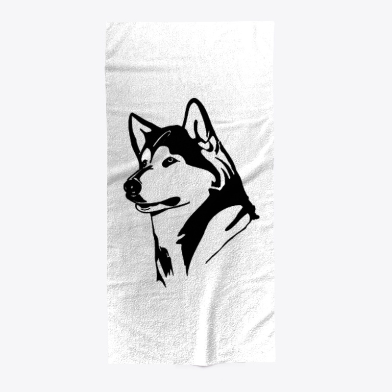 Husky dog lovers mascot