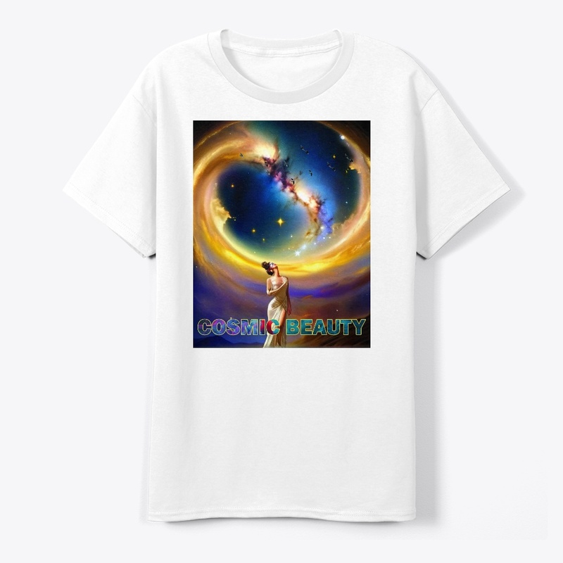 T-shirt design "Cosmic Beauty"
