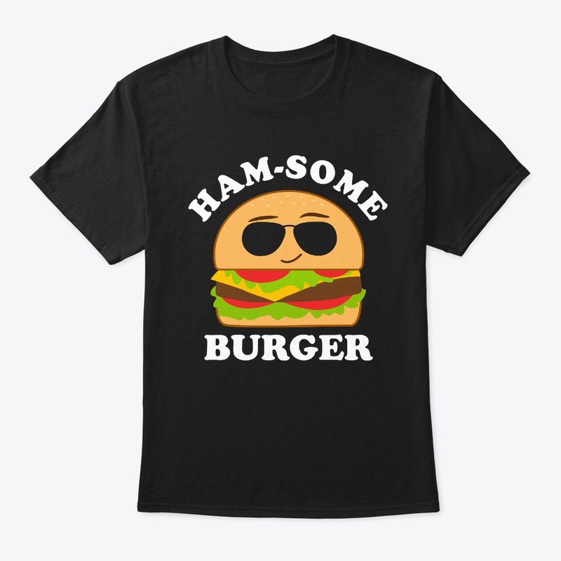 Hamsome Burger Funny Food Pun