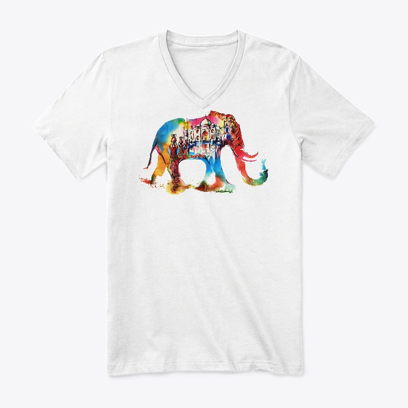 India Elephant Vintage Travel Love