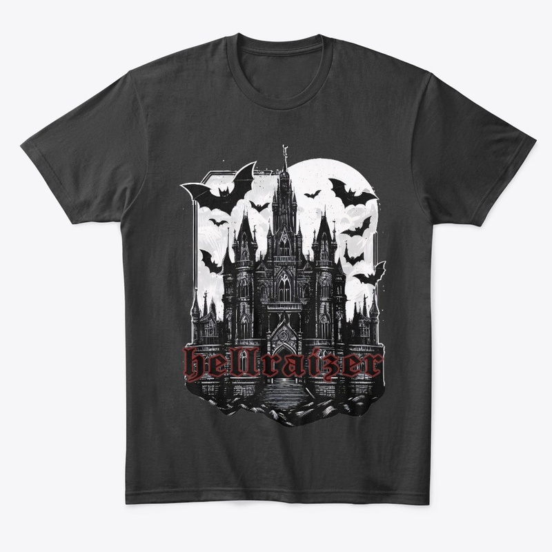 HellRaizer Castle with Bats Flying