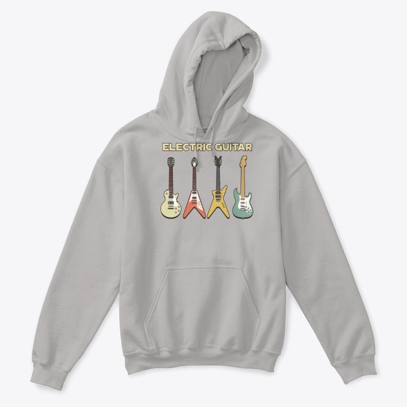 Vintage Electric Guitar Musical Lover