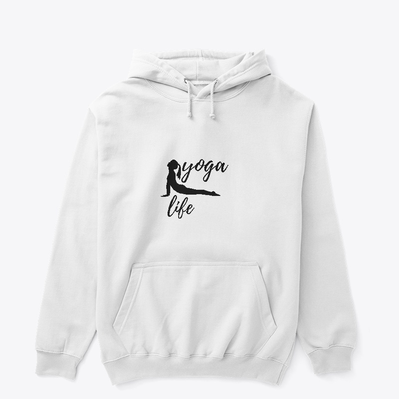 Yoga Life Black Letters 