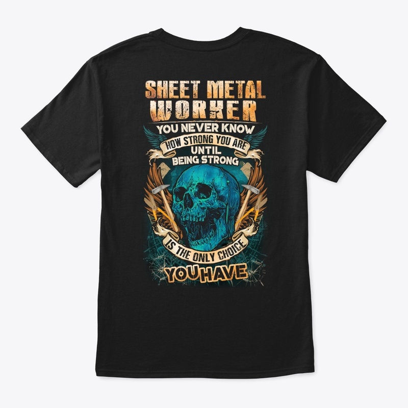 Sheet Metal Worker Being Strong Hoodie