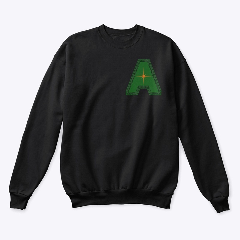 Green and Orange Amblle A Hoodie