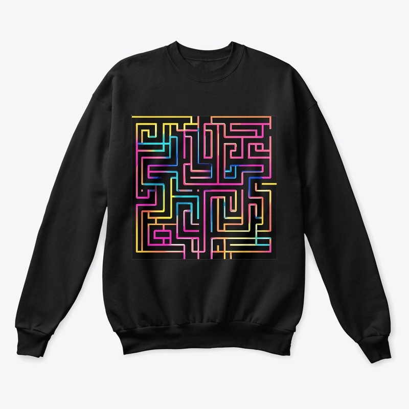 Neon Labyrinth: A Maze of Color