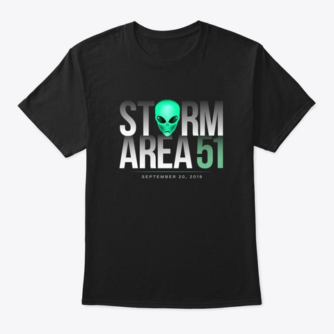 Storm Area 51 Black T-Shirt Front