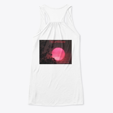 Theearthmaster Items  White áo T-Shirt Back