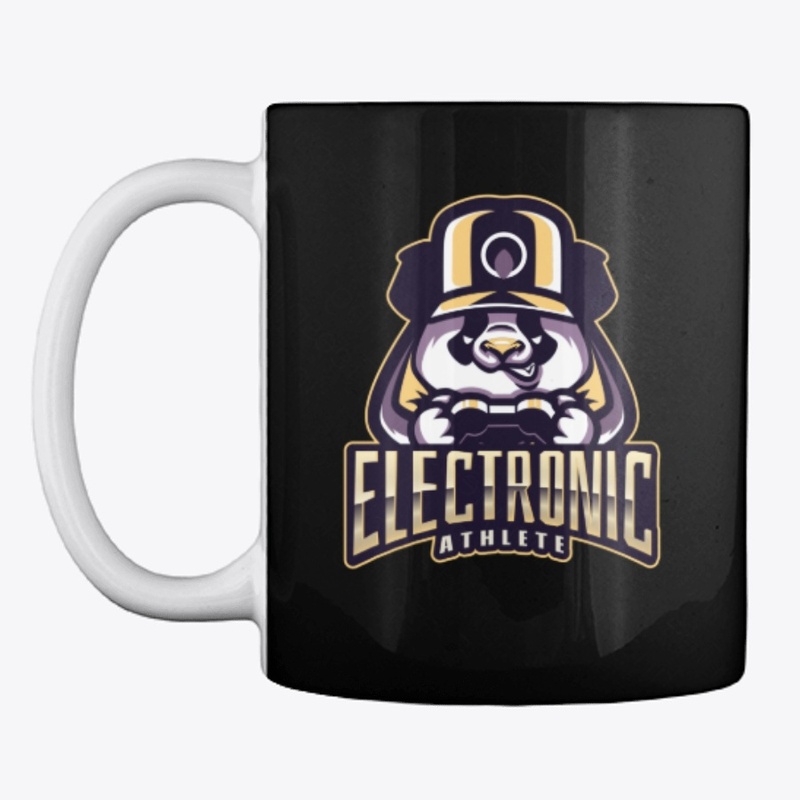Esports! e-athlete, gamer panda!